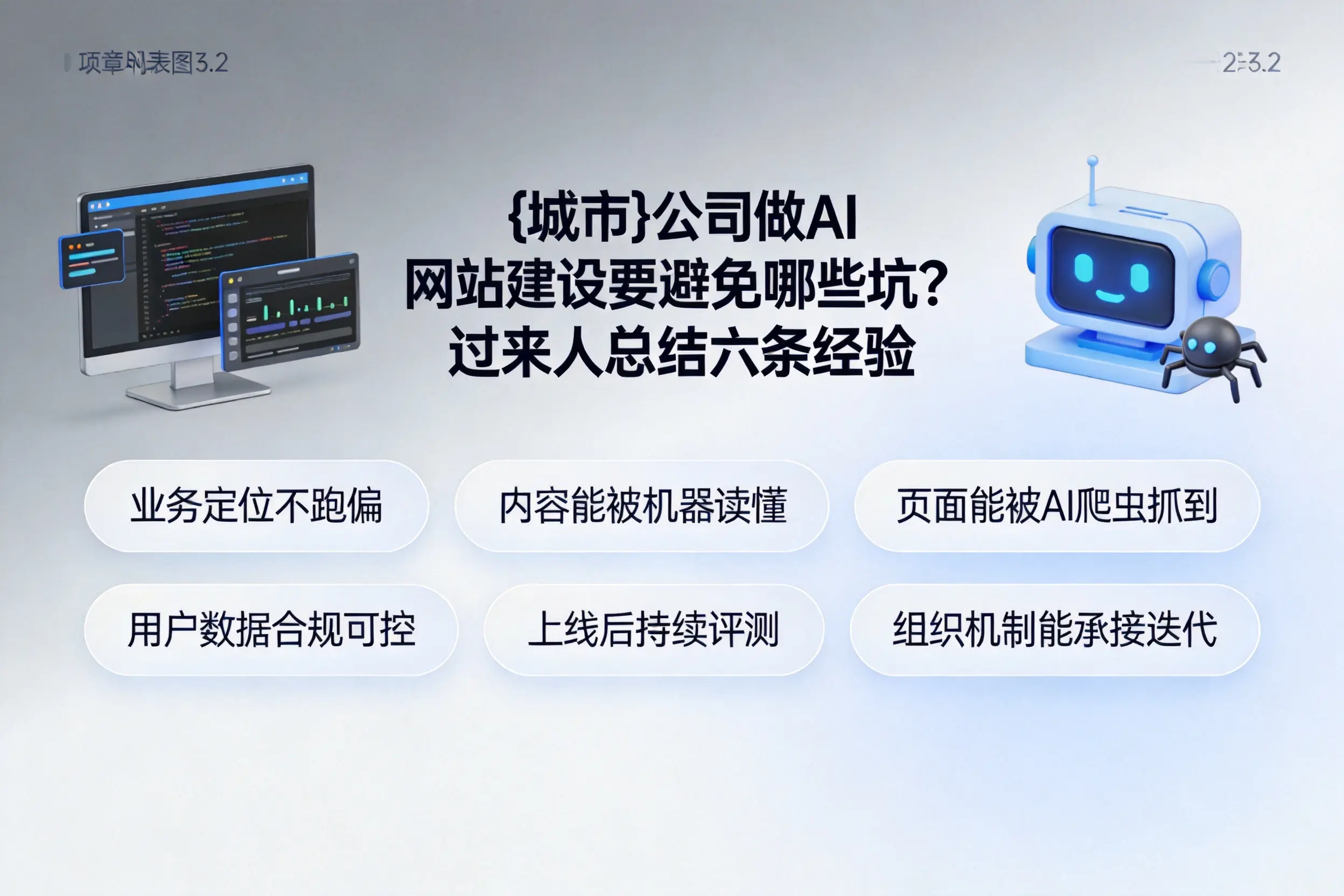 宿迁公司做AI网站建设要避免哪些坑?过来人总结六条经验