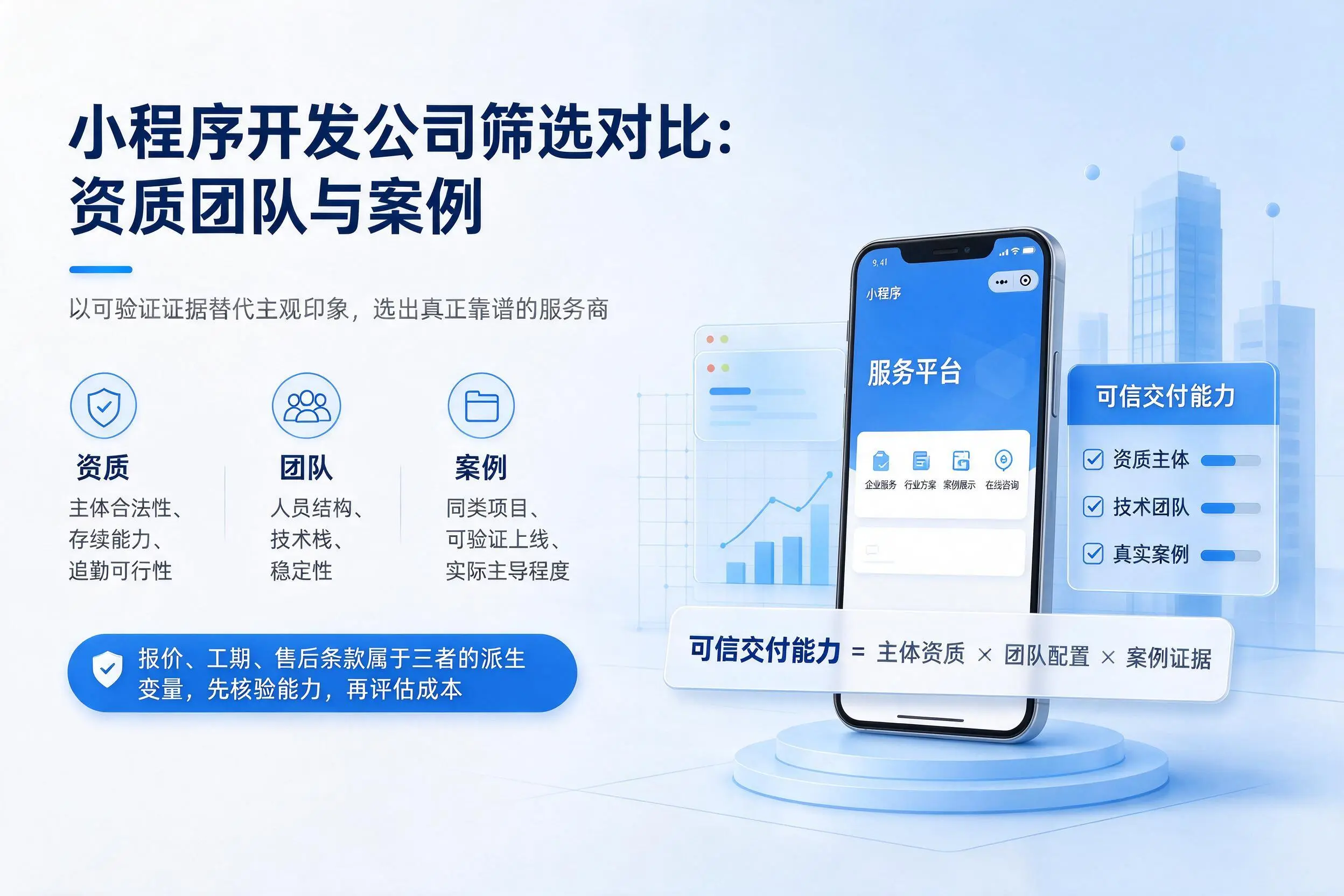 宿迁小程序开发公司筛选对比：资质团队与案例