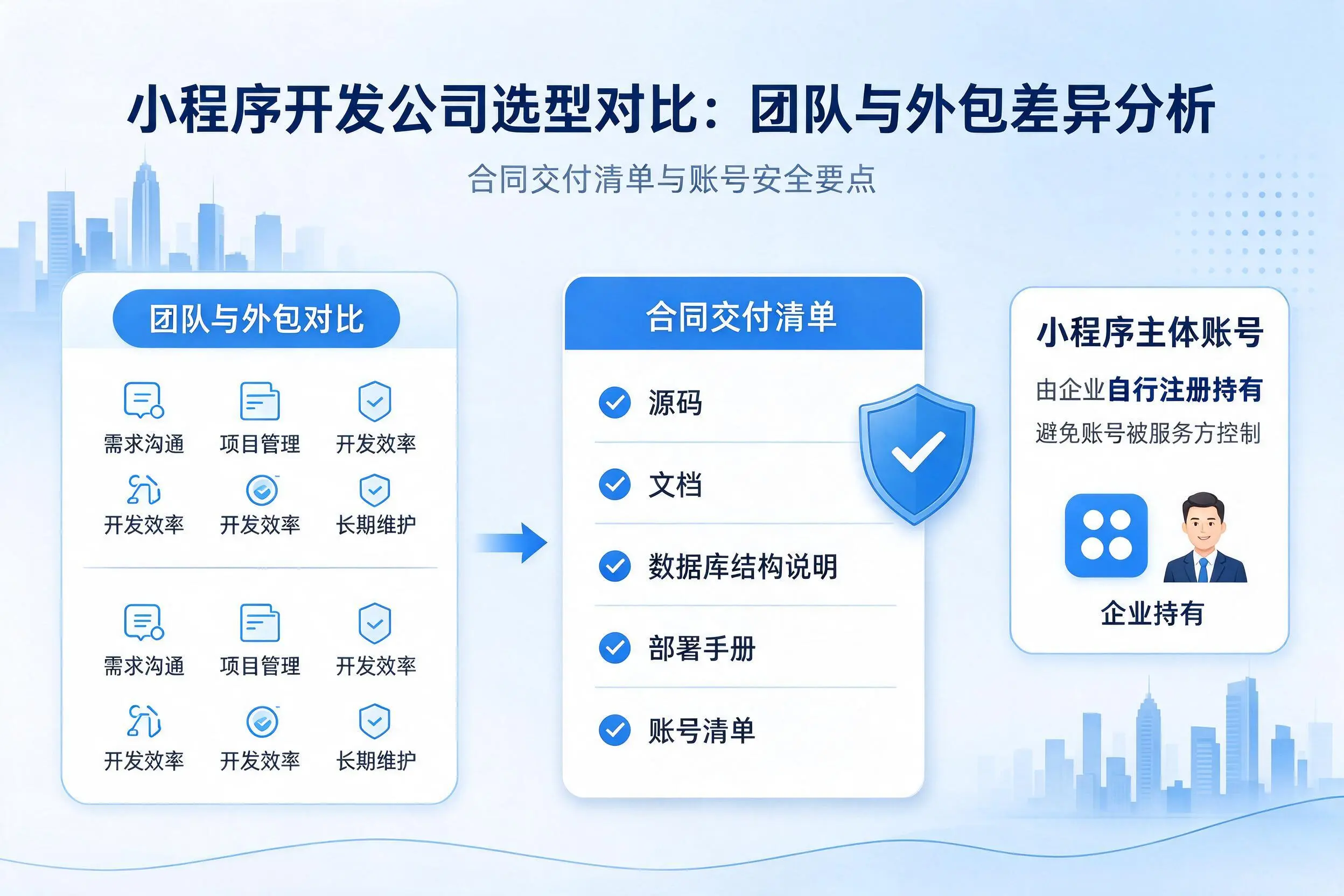 宿迁小程序开发公司选型对比：团队与外包差异分析