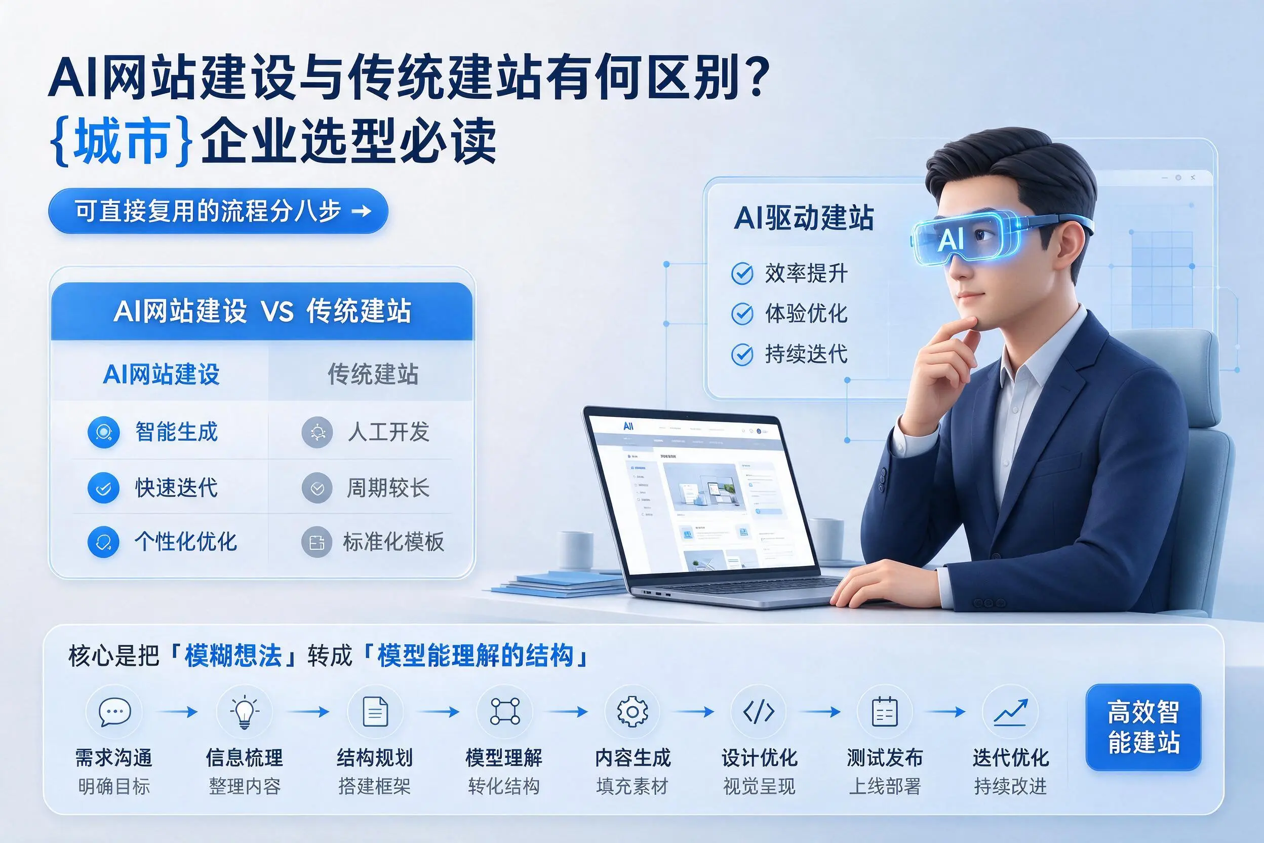 AI网站建设与传统建站有何区别？宿迁企业选型必读