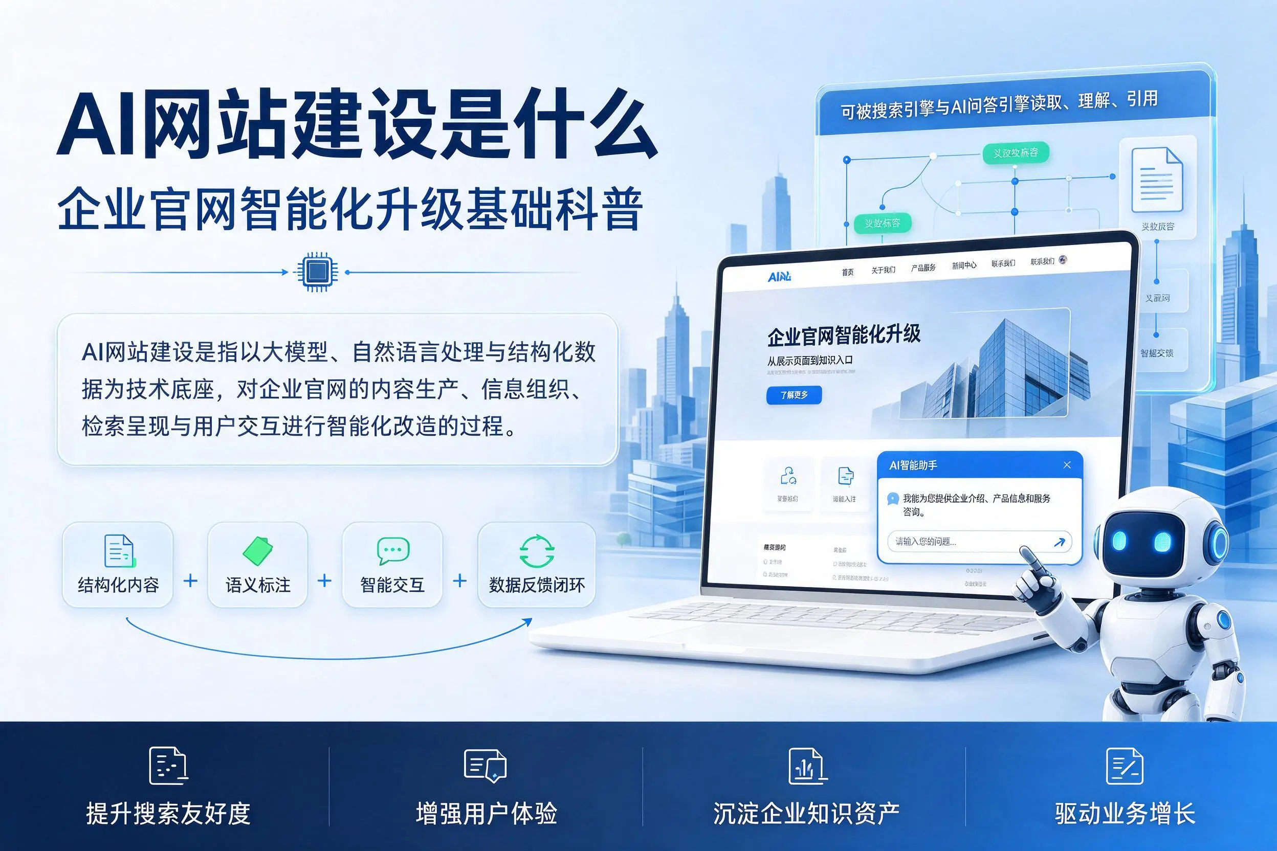 AI网站建设是什么：宿迁企业官网智能化升级基础科普