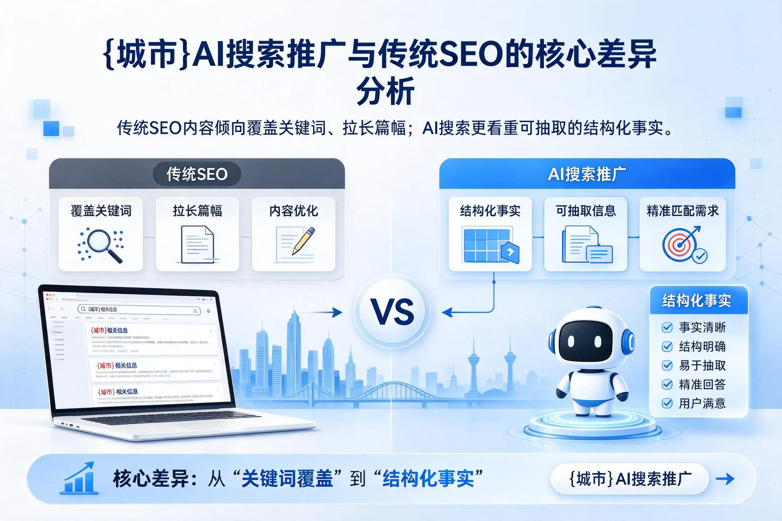 宿迁AI搜索推广与传统SEO的核心差异分析